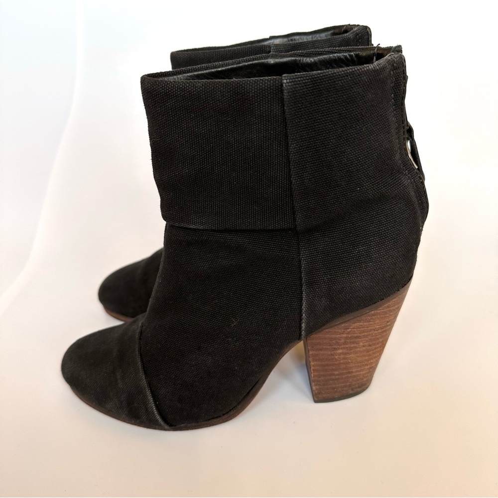 Rag & Bone Newbury Booties in Canvas | Size 37